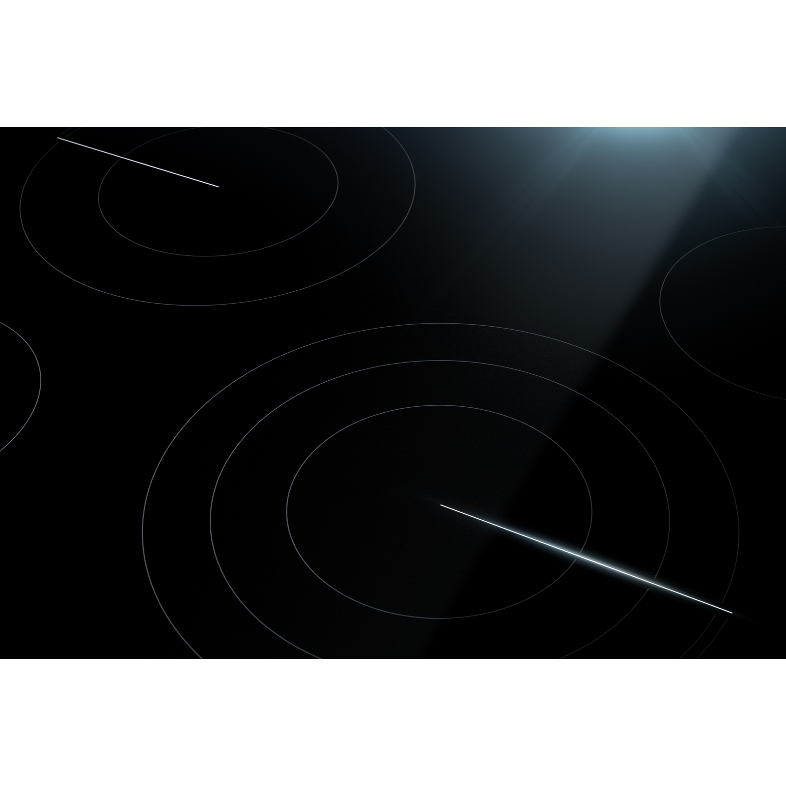 JennAir - 23.8125 inch wide Electric Cooktop in Black - JEC4424KB