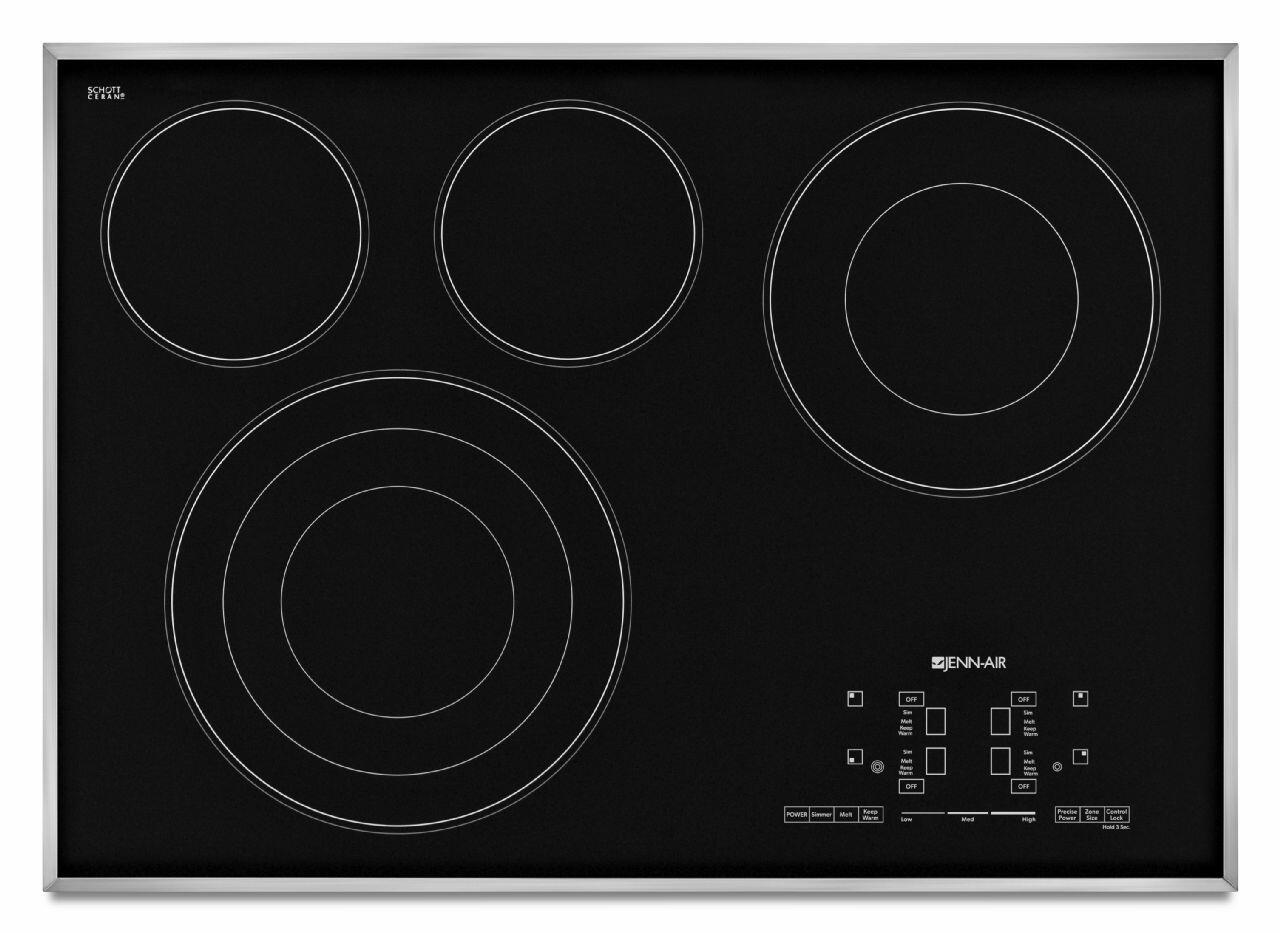 JennAir - 31 inch wide Electric Cooktop in Stainless - JEC4430BS
