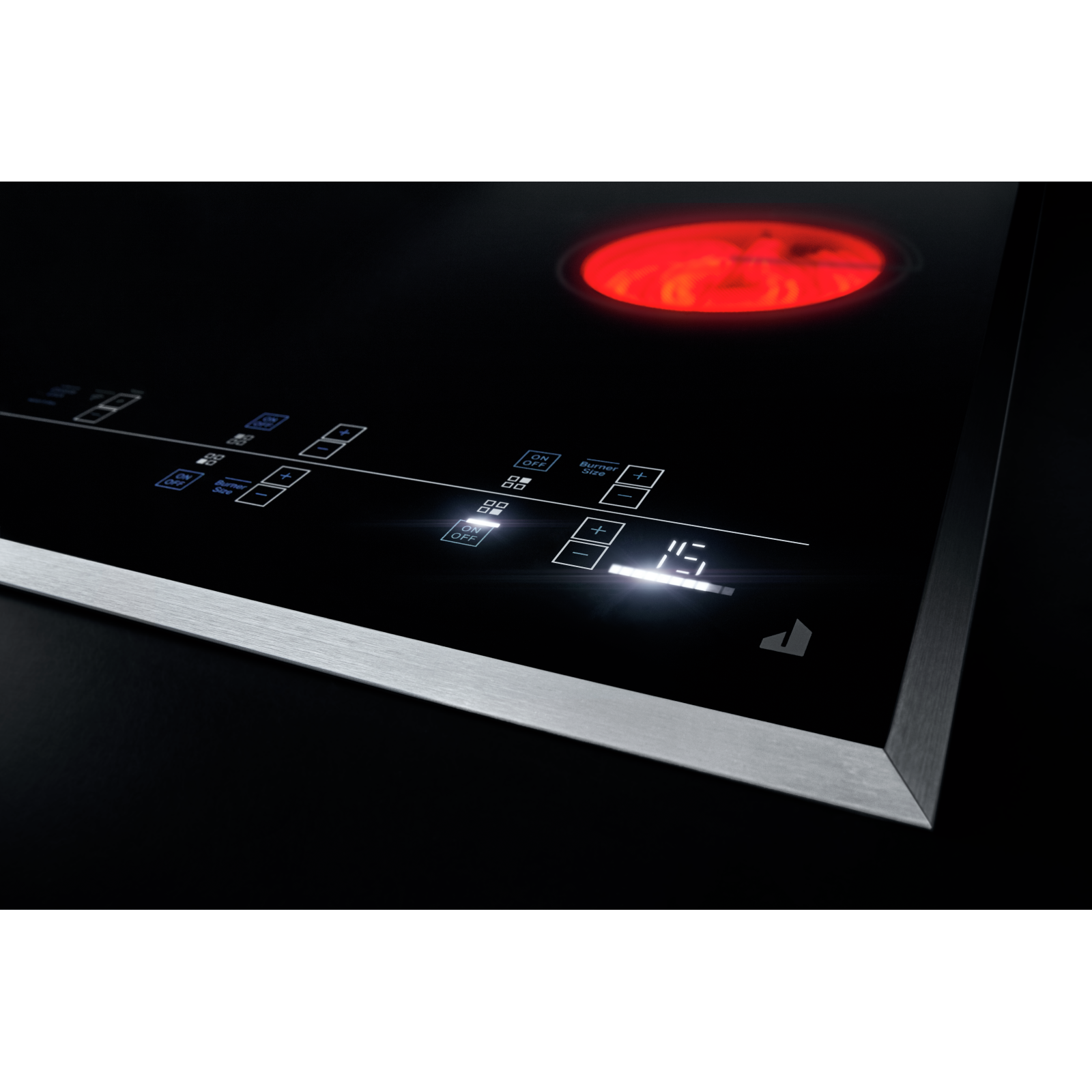 JennAir - 36.3125 inch wide Electric Cooktop in Black - JEC4536KB