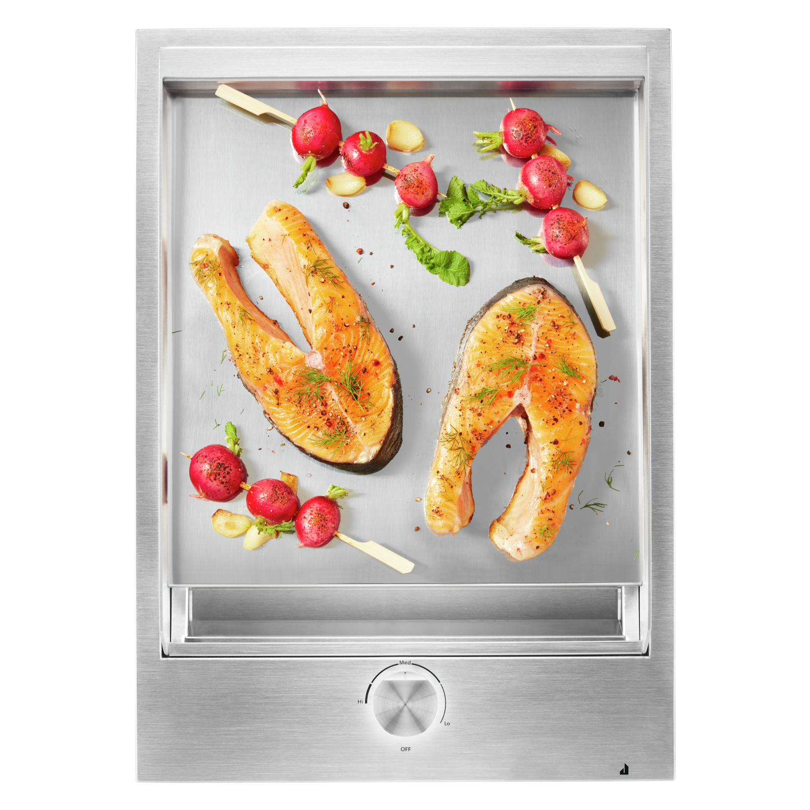 JennAir - 15 inch wide Electric Griddle in Stainless - JEF3115GS