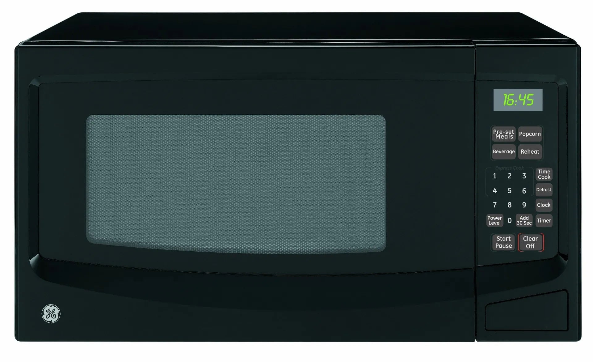 GE - 1.1 cu. Ft Counter top Microwave in Black - JES1145BTC