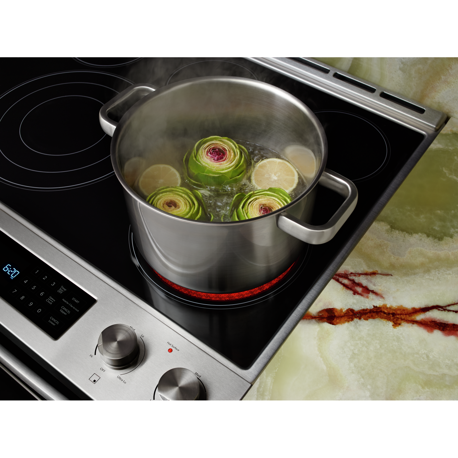 JennAir - 7.1 cu. ft Electric Range in Stainless - JES1450CFS