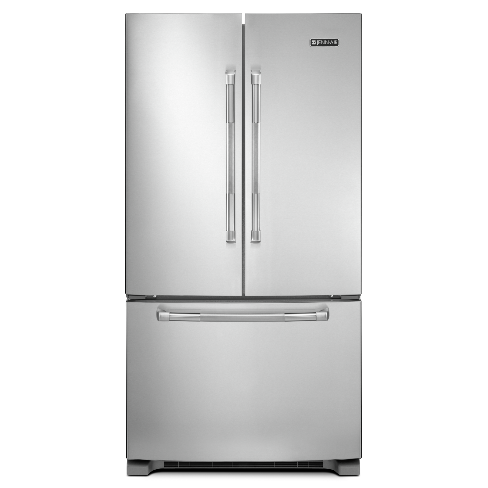 JennAir - 34.63 Inch 20 cu. ft French Door Refrigerator in Stainless - JFC2089BEP