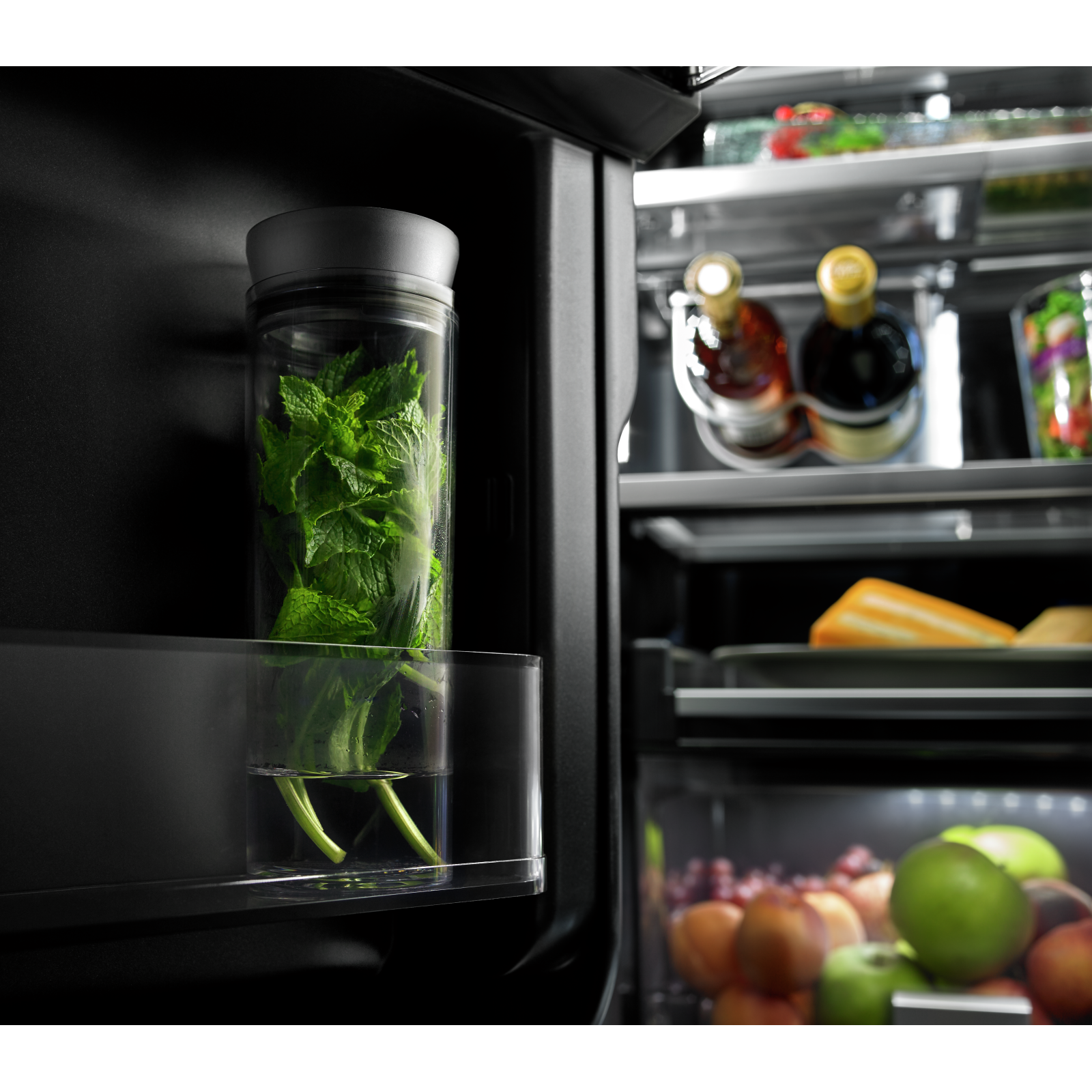 JennAir - 35.75 Inch 23.8 cu. ft French Door Refrigerator in Stainless - JFFCC72EFS