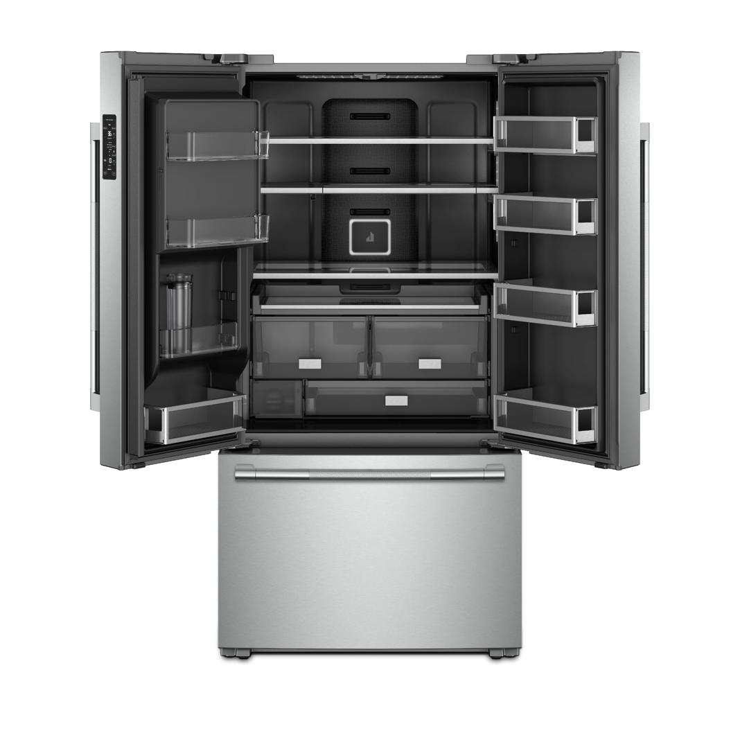 Jennair - 35.8 Inch 23.8 cu. ft French Door Refrigerator in Stainless - JFFCC72EHL