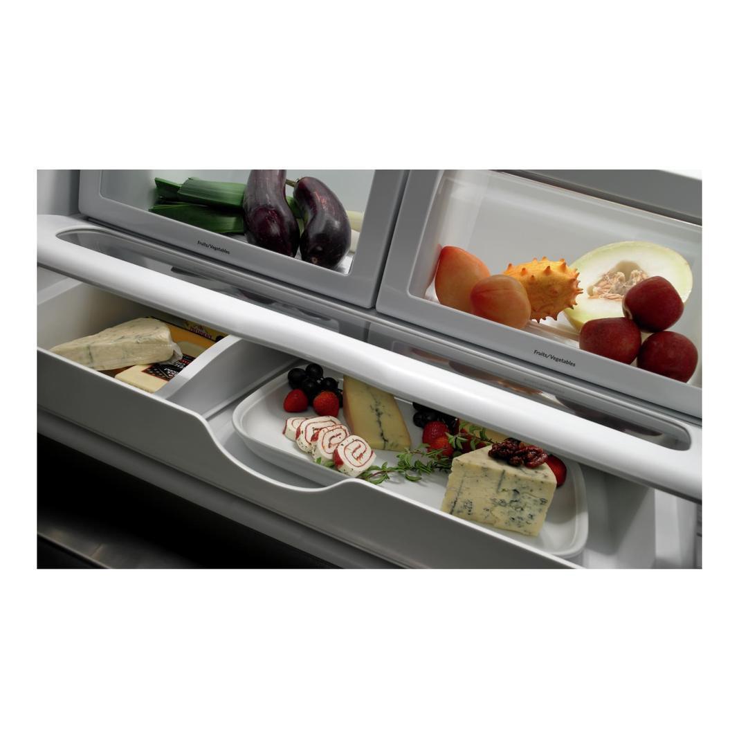 Jennair - 36 Inch 21.9 cu. ft French Door Refrigerator in Stainless - JFFCF72DKL