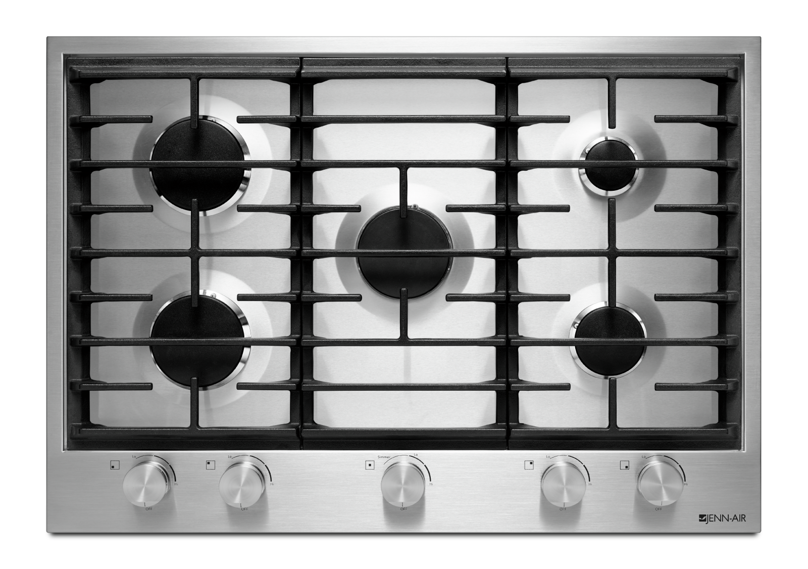 JennAir - 30 Inch Gas Cooktop in Stainless - JGC1530BS