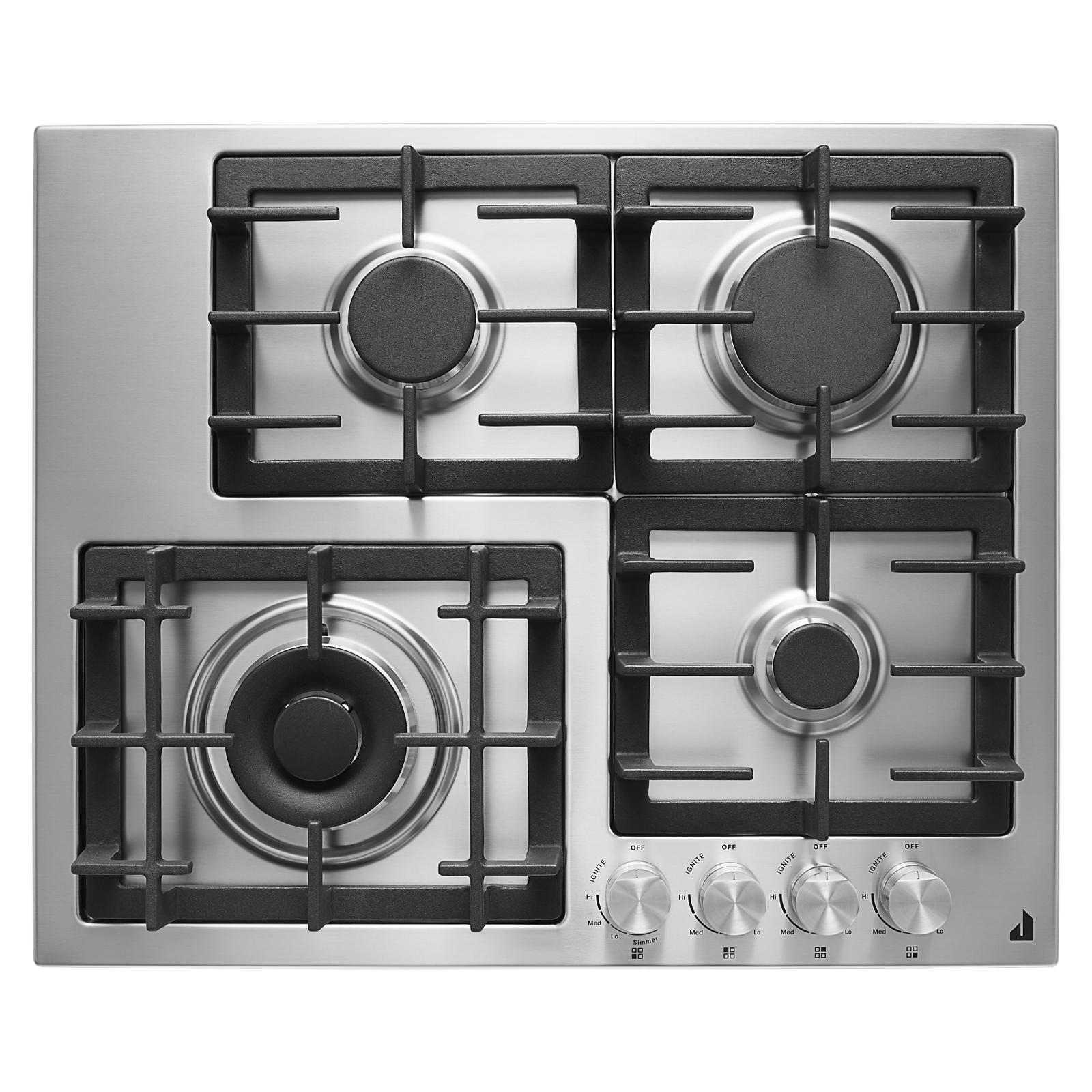 JennAir - 24.5 Inch Gas Cooktop in Stainless - JGCK424PS