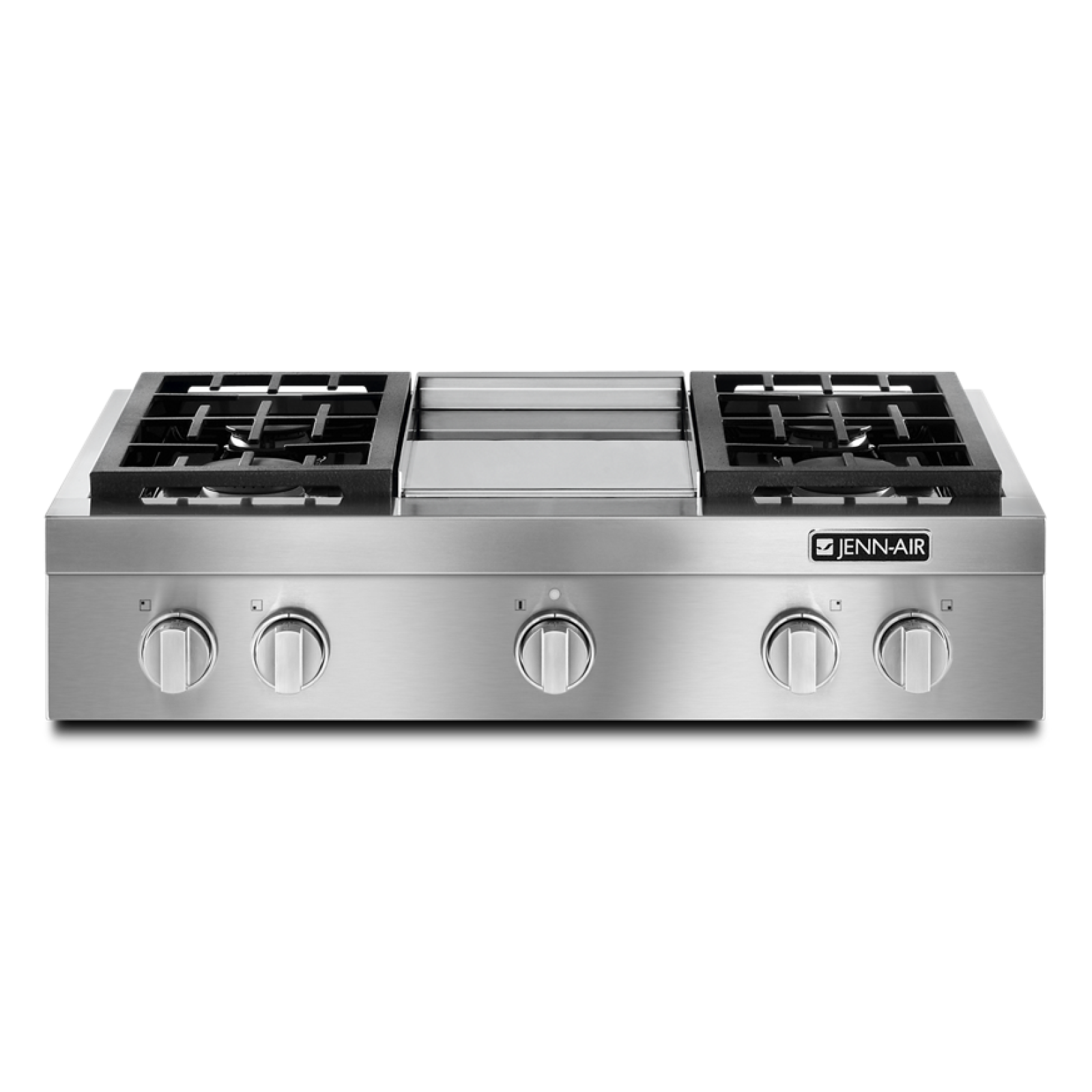 JennAir - 35.75 inch wide Gas Rangetop in Stainless - JGCP536WP