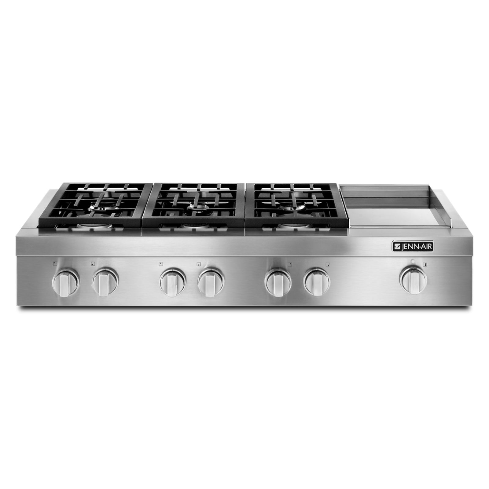 JennAir - 47.625 inch wide Gas Rangetop in Stainless - JGCP548WP