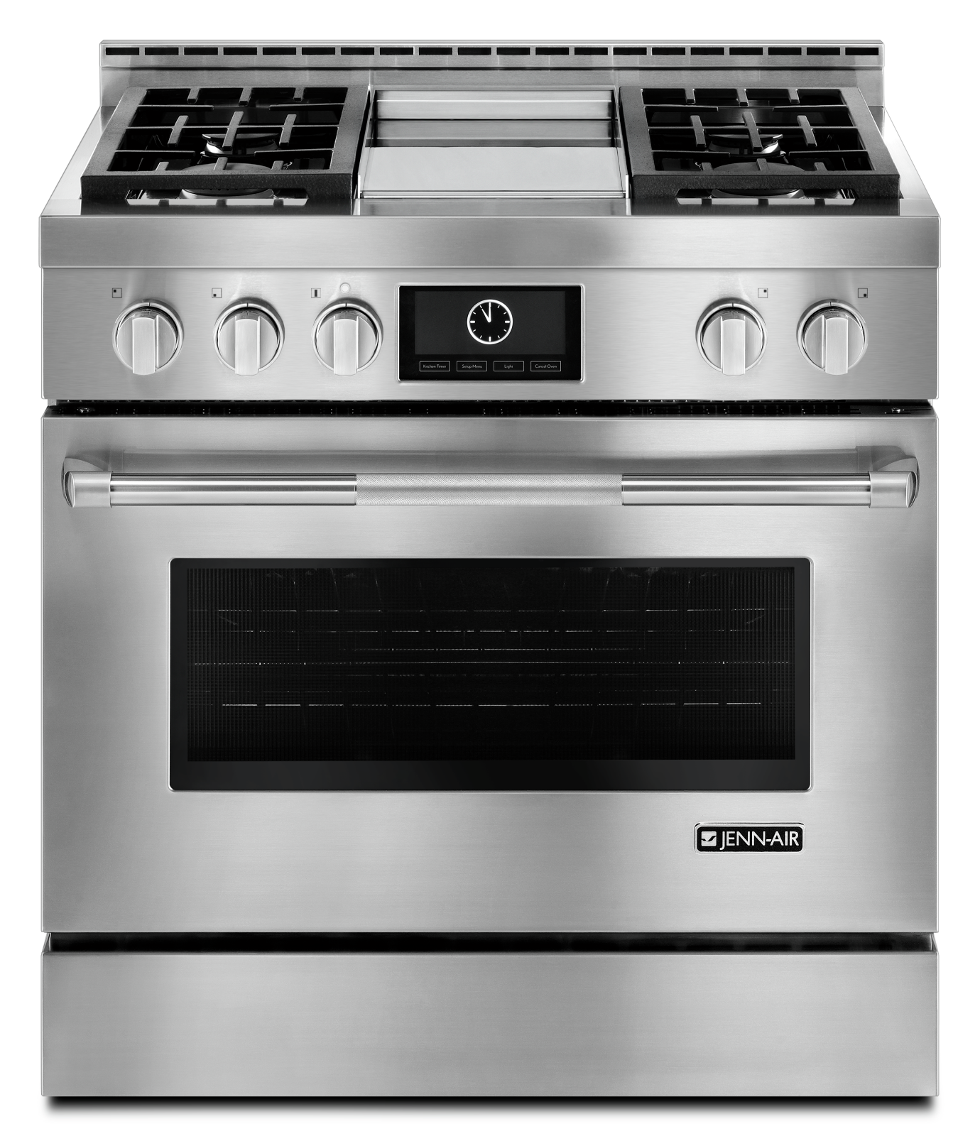 JennAir - 5.1 cu. ft Gas Range in Stainless - JGRP536WP