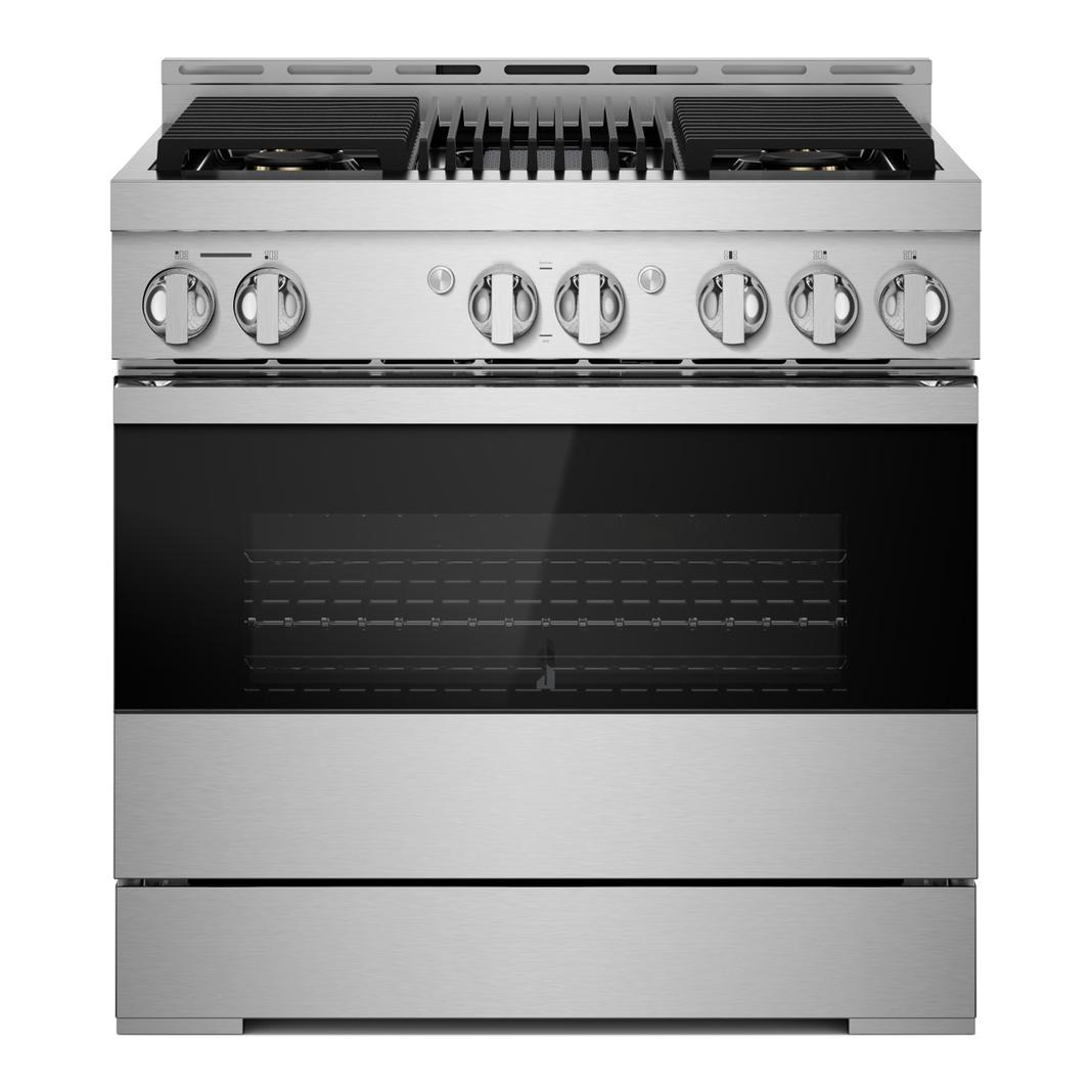 Jennair - 5.1 cu. ft Gas Range in Black - JGRP636HM