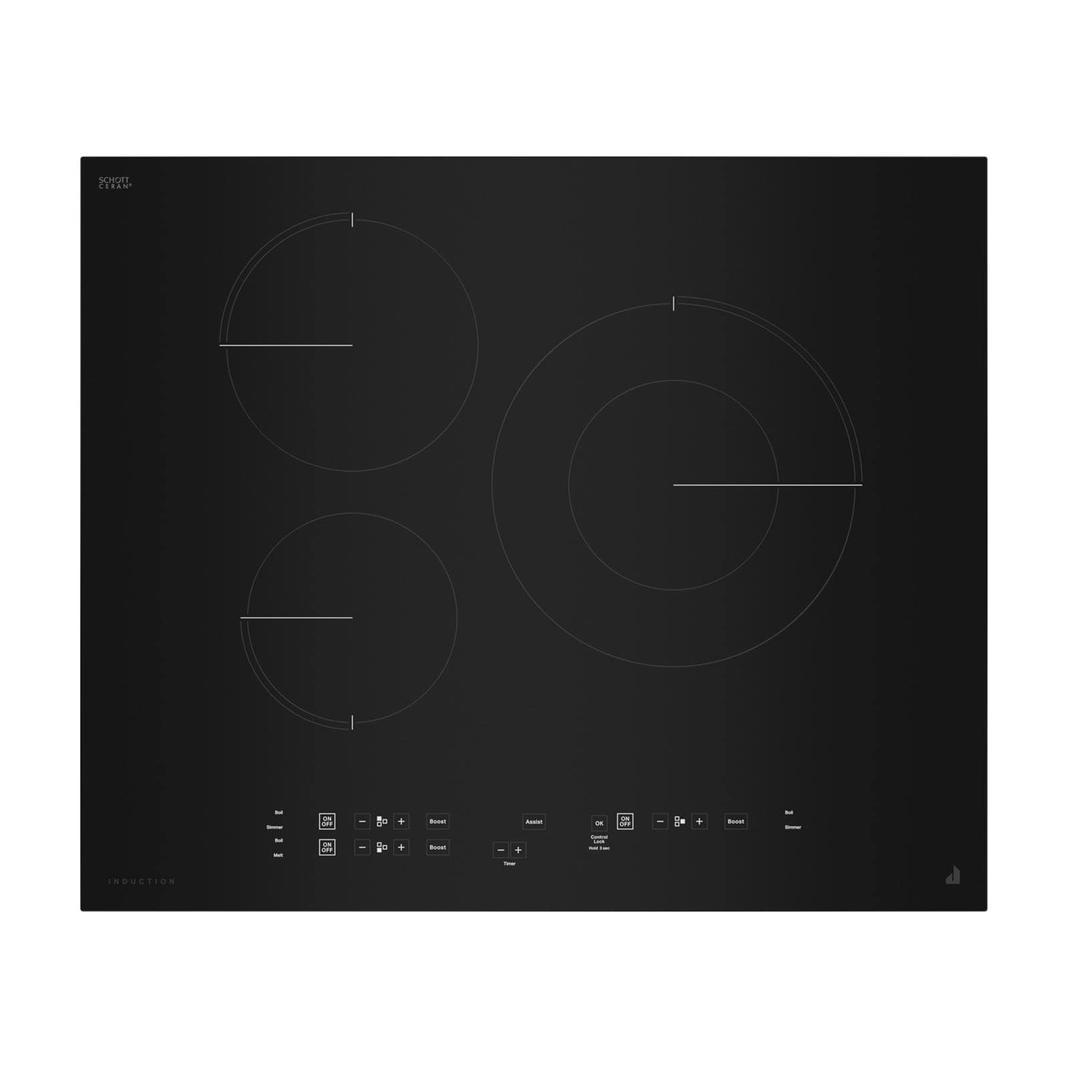 Jennair - 25 inch wide Induction Cooktop in Black - JIC4324KB