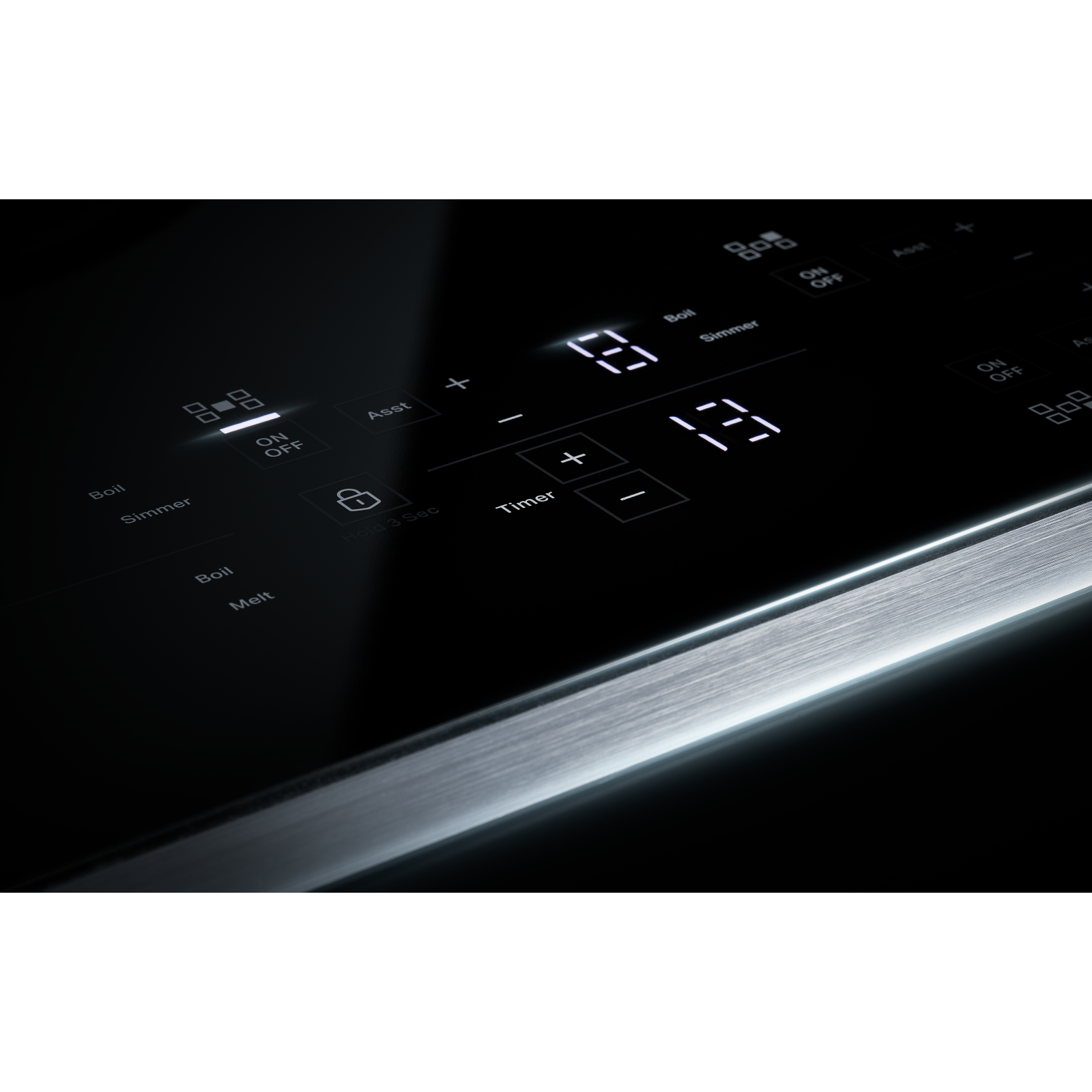 JennAir - 31.8 inch wide Induction Cooktop in Stainless - JIC4530KS