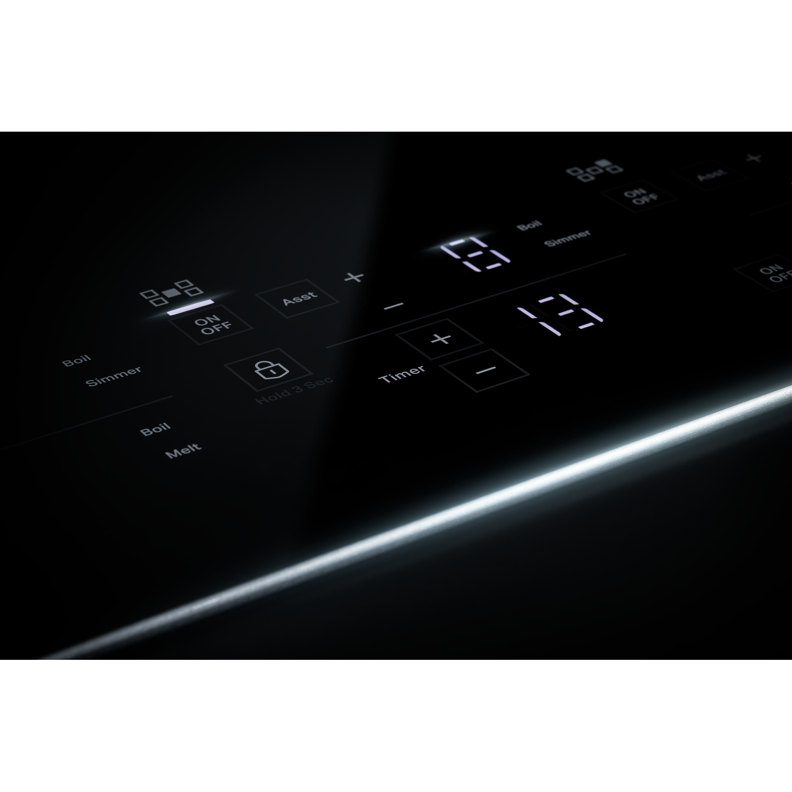 JennAir - 36.3 inch wide Induction Cooktop in Black - JIC4536KB