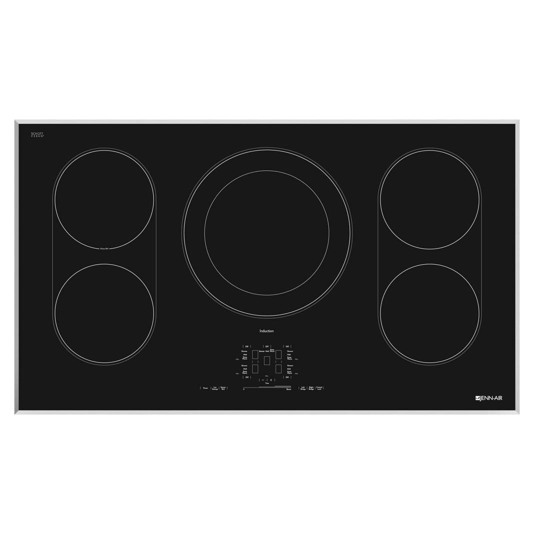 Jennair - 36.3 inch wide Induction Cooktop in Stainless - JIC4536XS