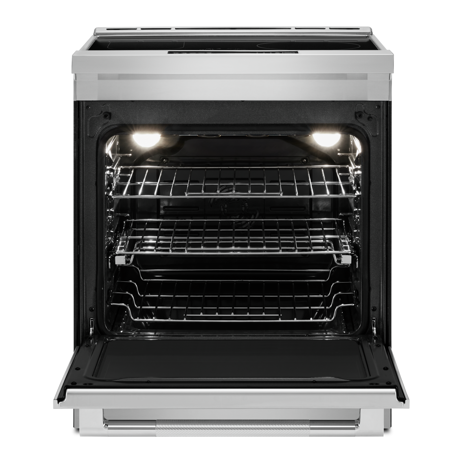 JennAir - 6.4 cu. ft Induction Range in Stainless - JIS1450ML