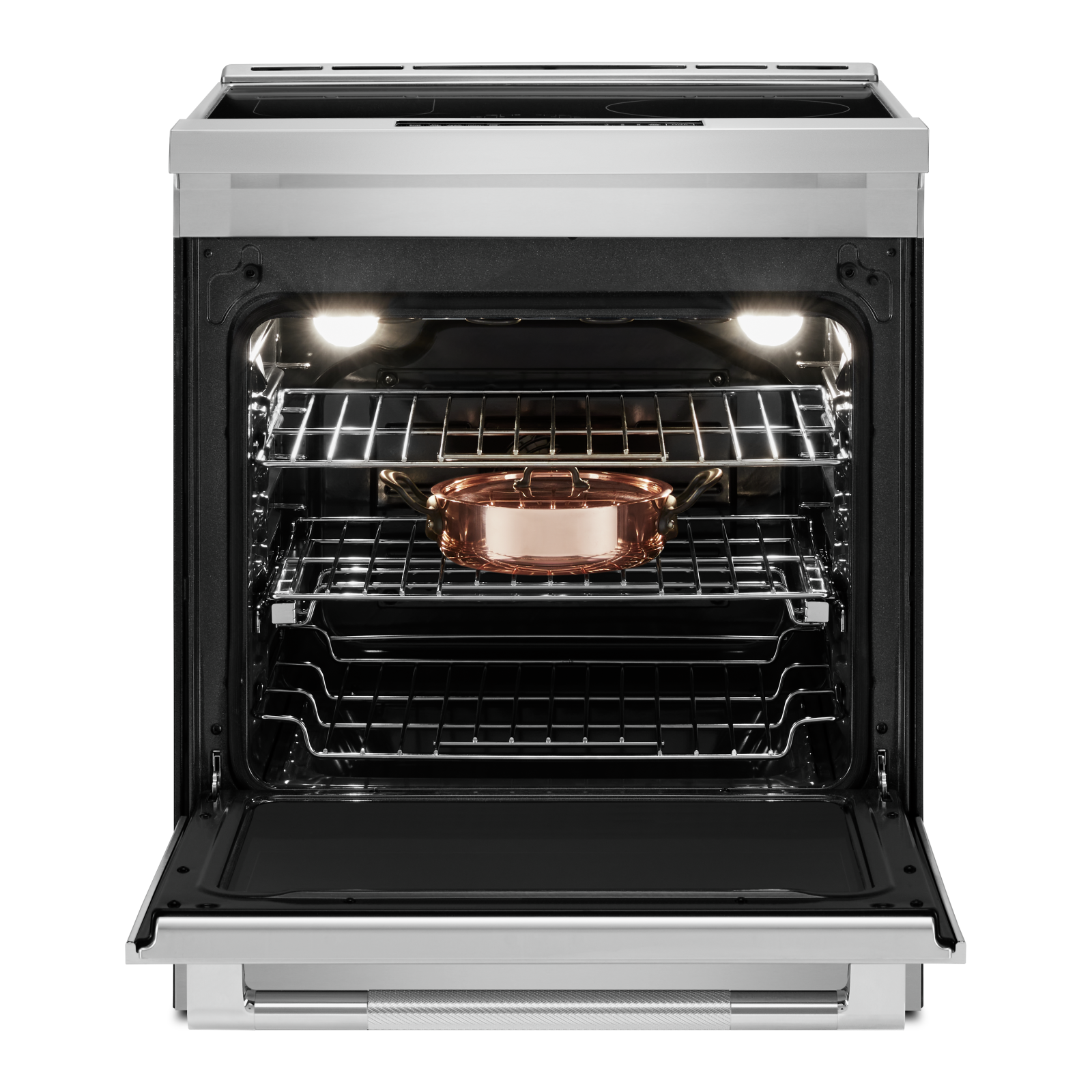 JennAir - 6.4 cu. ft Induction Range in Stainless - JIS1450ML
