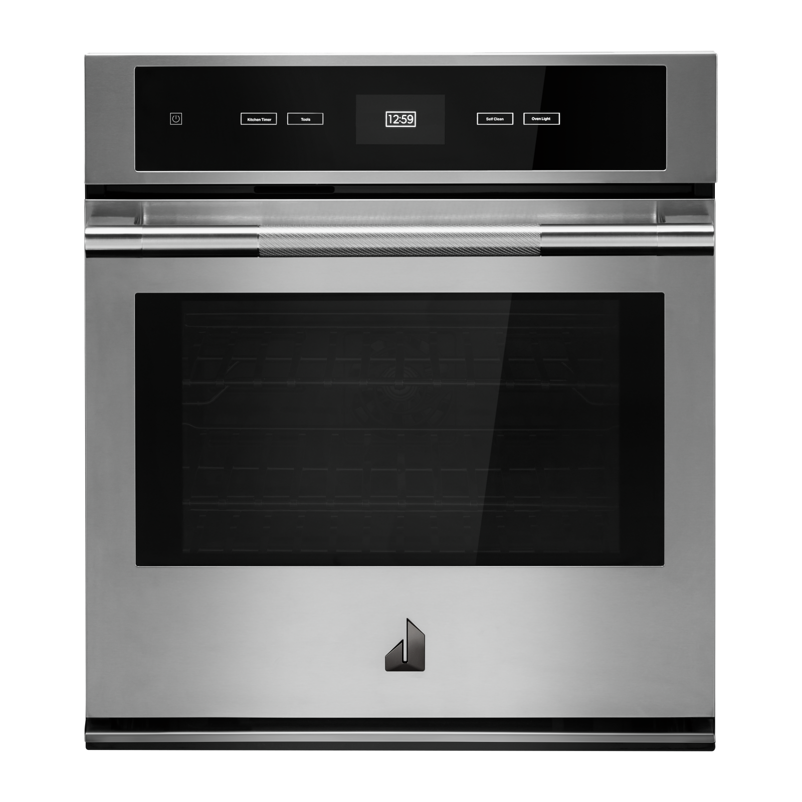 JennAir - 4.3 cu. ft Single Wall Oven in Stainless - JJW2427LL