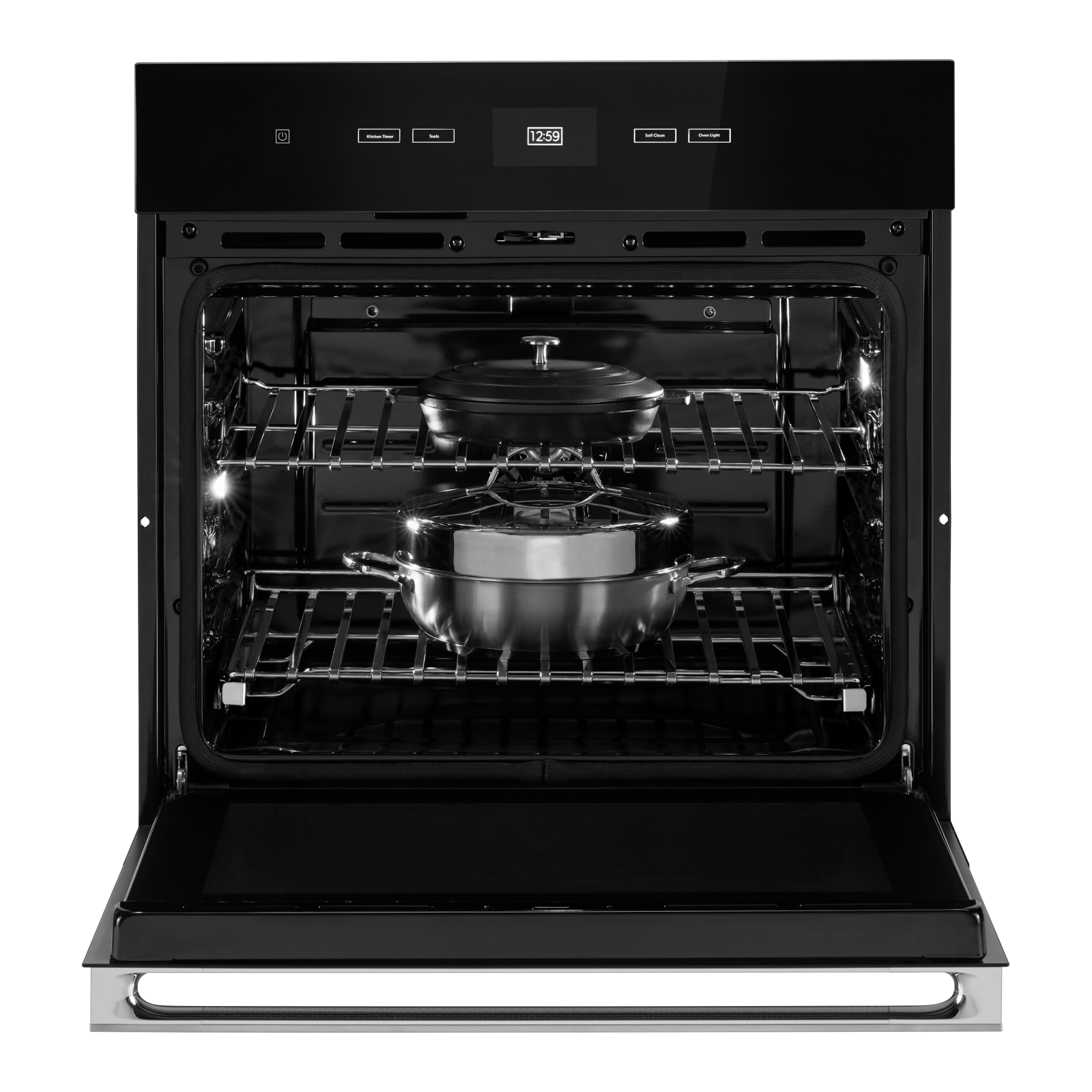 JennAir - 5 cu. ft Single Wall Oven in Black - JJW2430LM