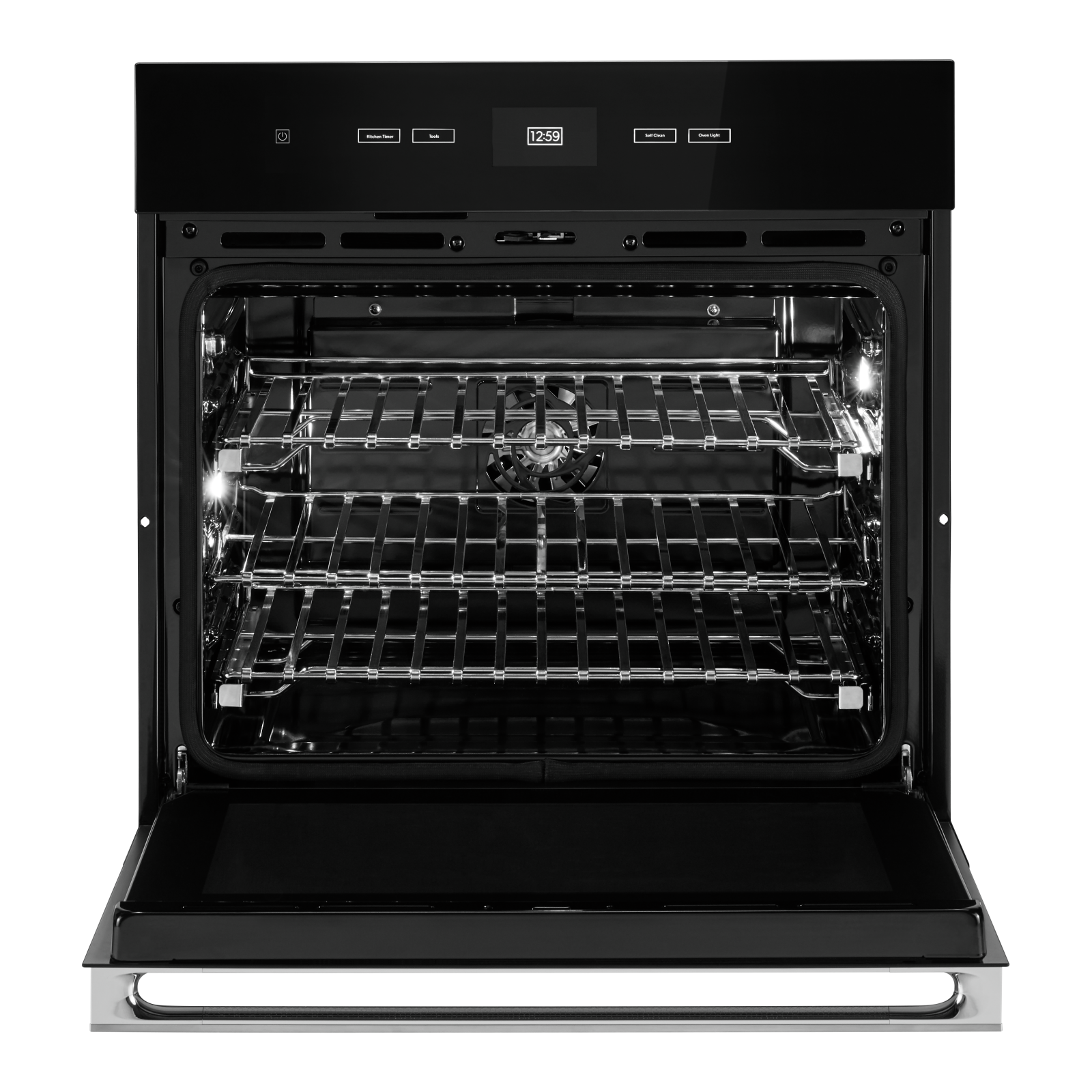 JennAir - 5 cu. ft Single Wall Oven in Black - JJW2430LM