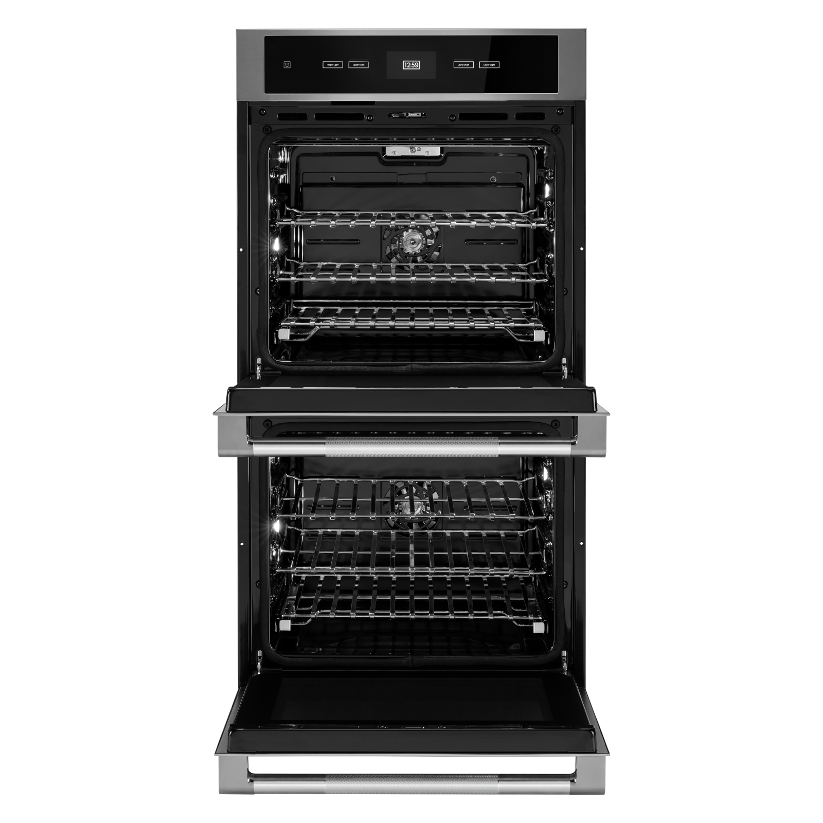 JennAir - 8.6 cu. ft Double Wall Oven in Stainless - JJW2827LL