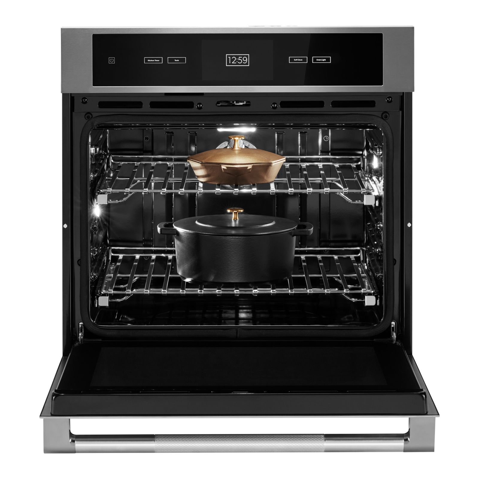 JennAir - 5 cu. ft Single Wall Oven in Stainless - JJW3430LL