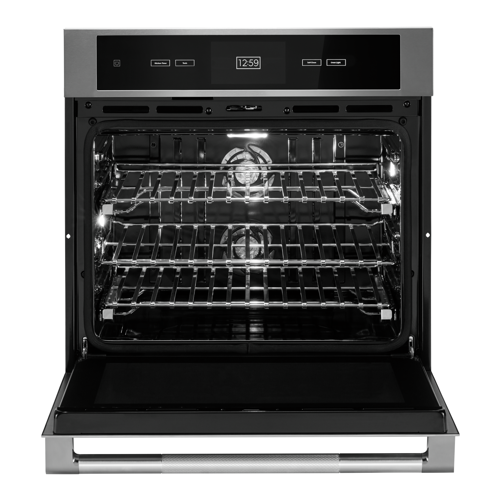 JennAir - 5 cu. ft Single Wall Oven in Stainless - JJW3430LL