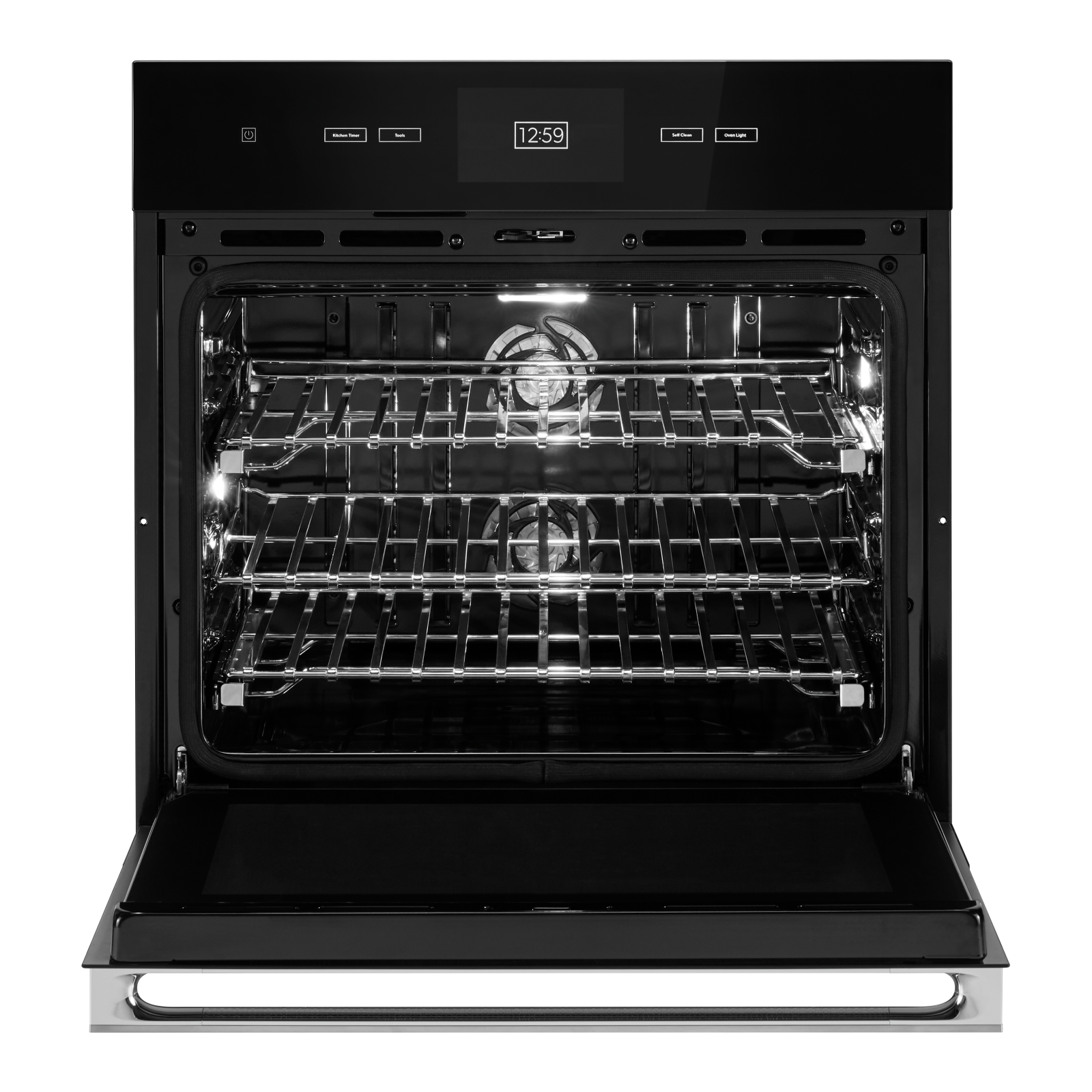 JennAir - 5 cu. ft Single Wall Oven in Black - JJW3430LM