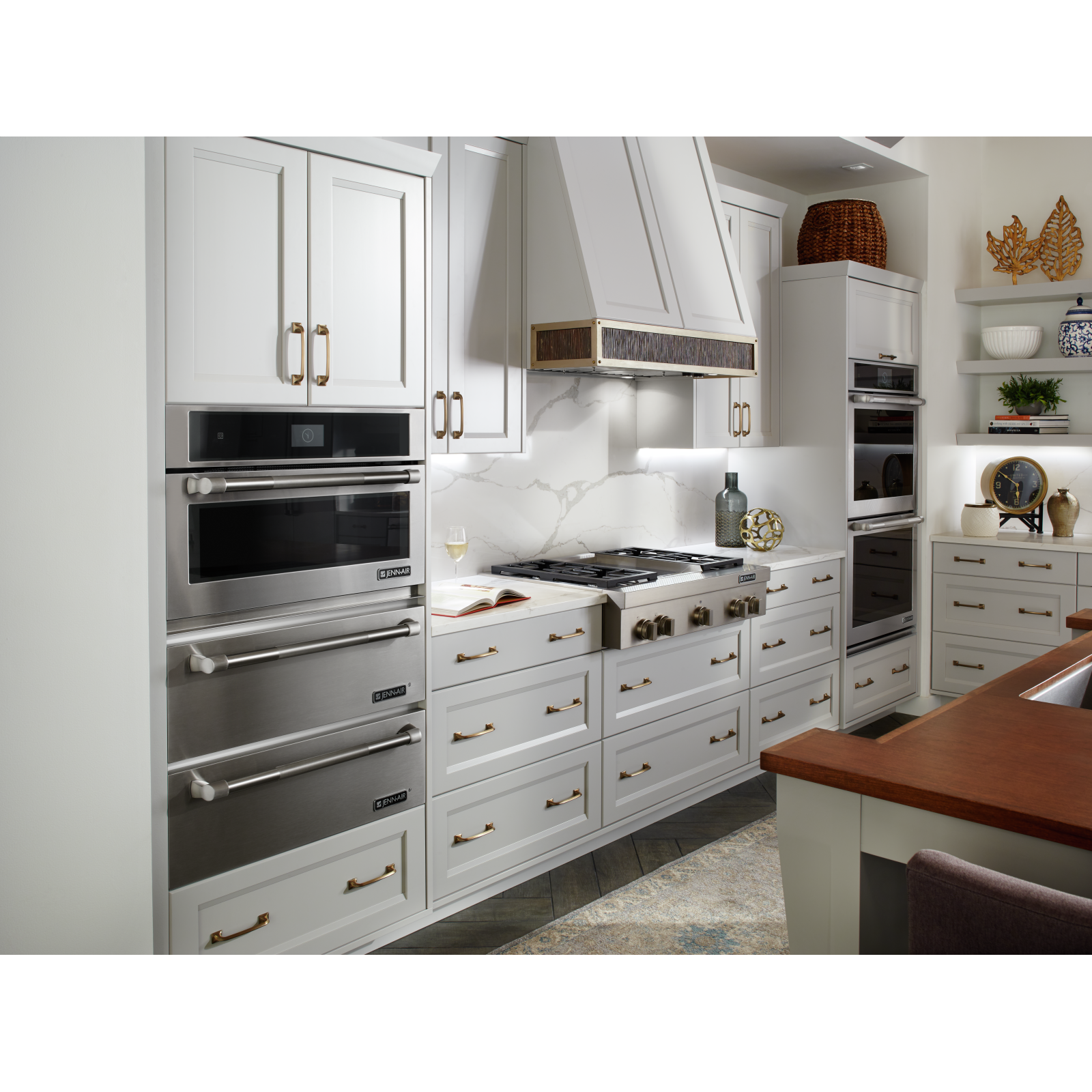 JennAir - 10 cu. ft Double Wall Oven in Stainless - JJW3830DP