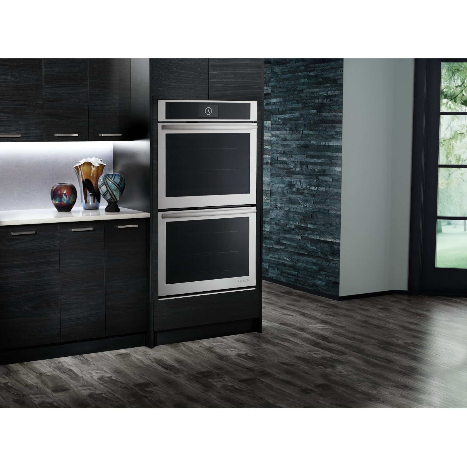 JennAir - 10 cu. ft Double Wall Oven in Stainless - JJW3830DS