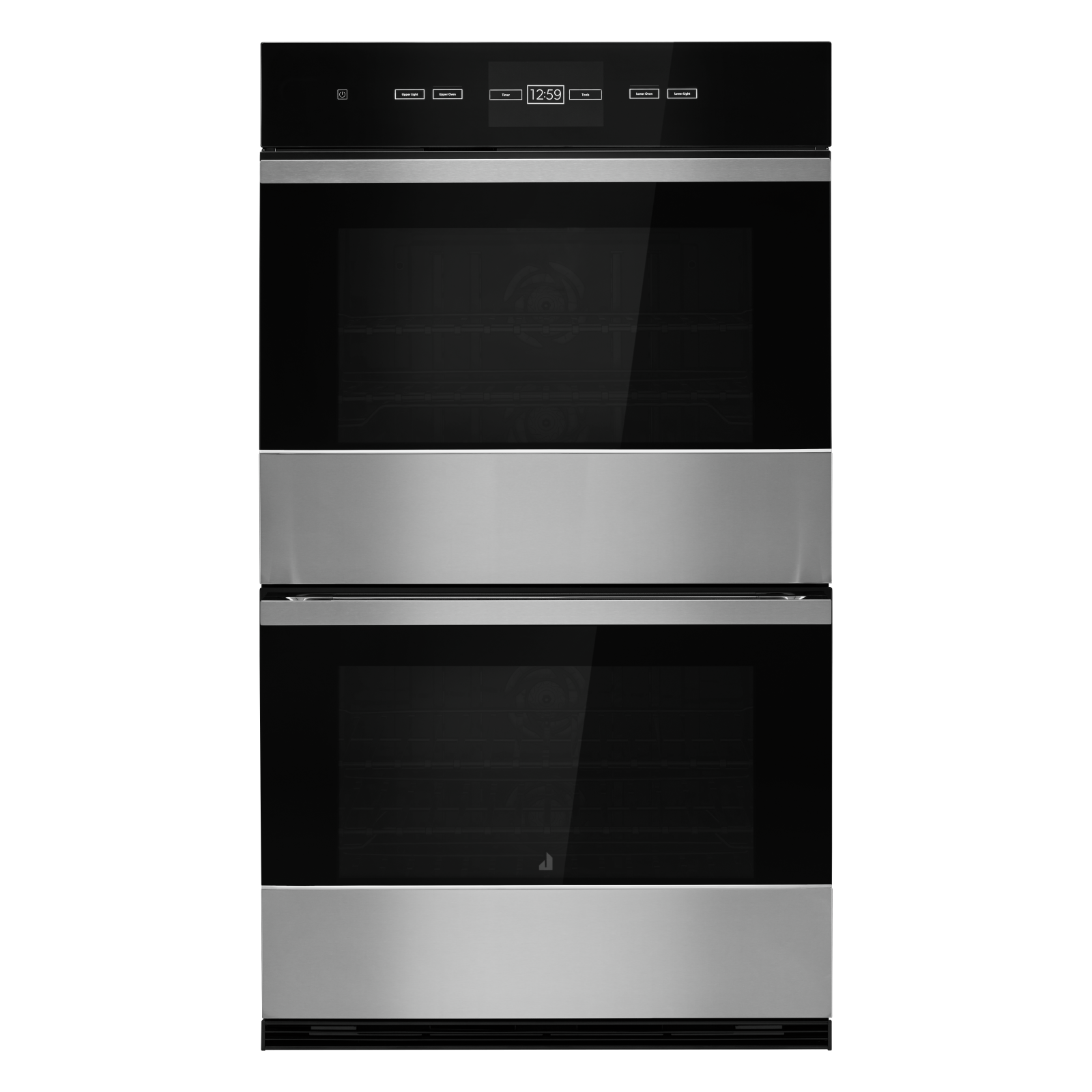 JennAir - 10 cu. ft Double Wall Oven in Black - JJW3830LM