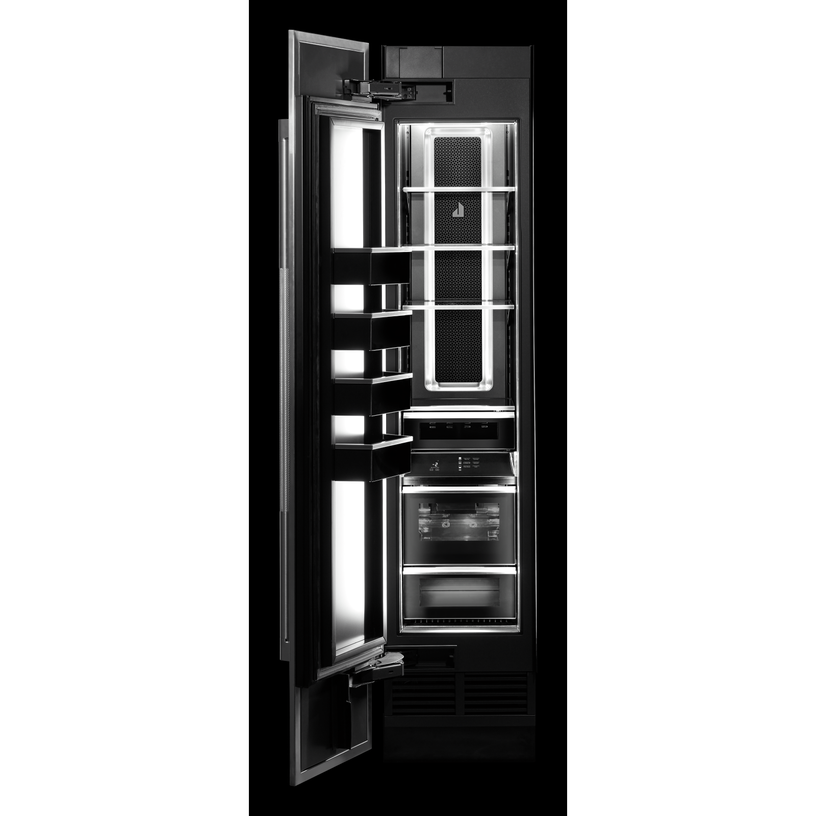JennAir - 18 Inch Noir Buil-in Column Freezer Panel Kit Accessory in Stainless - JKCPL181GM