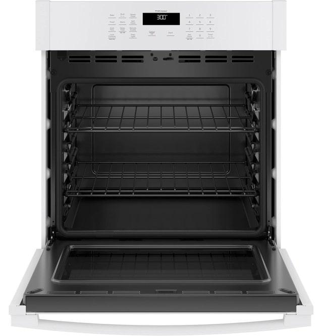 GE - 4.3 cu. ft Single Wall Oven in White - JKS3000DNWW