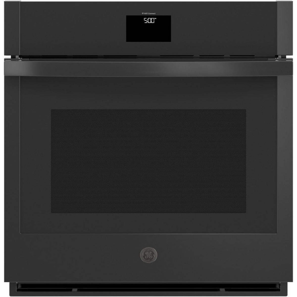 GE - 4.3 cu. ft Single Wall Oven in Black - JKS5000DNBB
