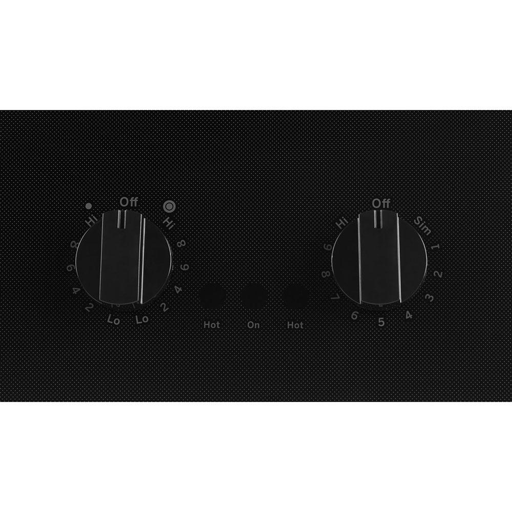 GE - 21.5 inch wide Electric Cooktop in Black - JP3021DPBB