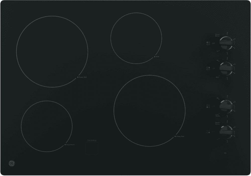 GE - 29.75 inch wide Electric Cooktop in Black - JP3030DJBB