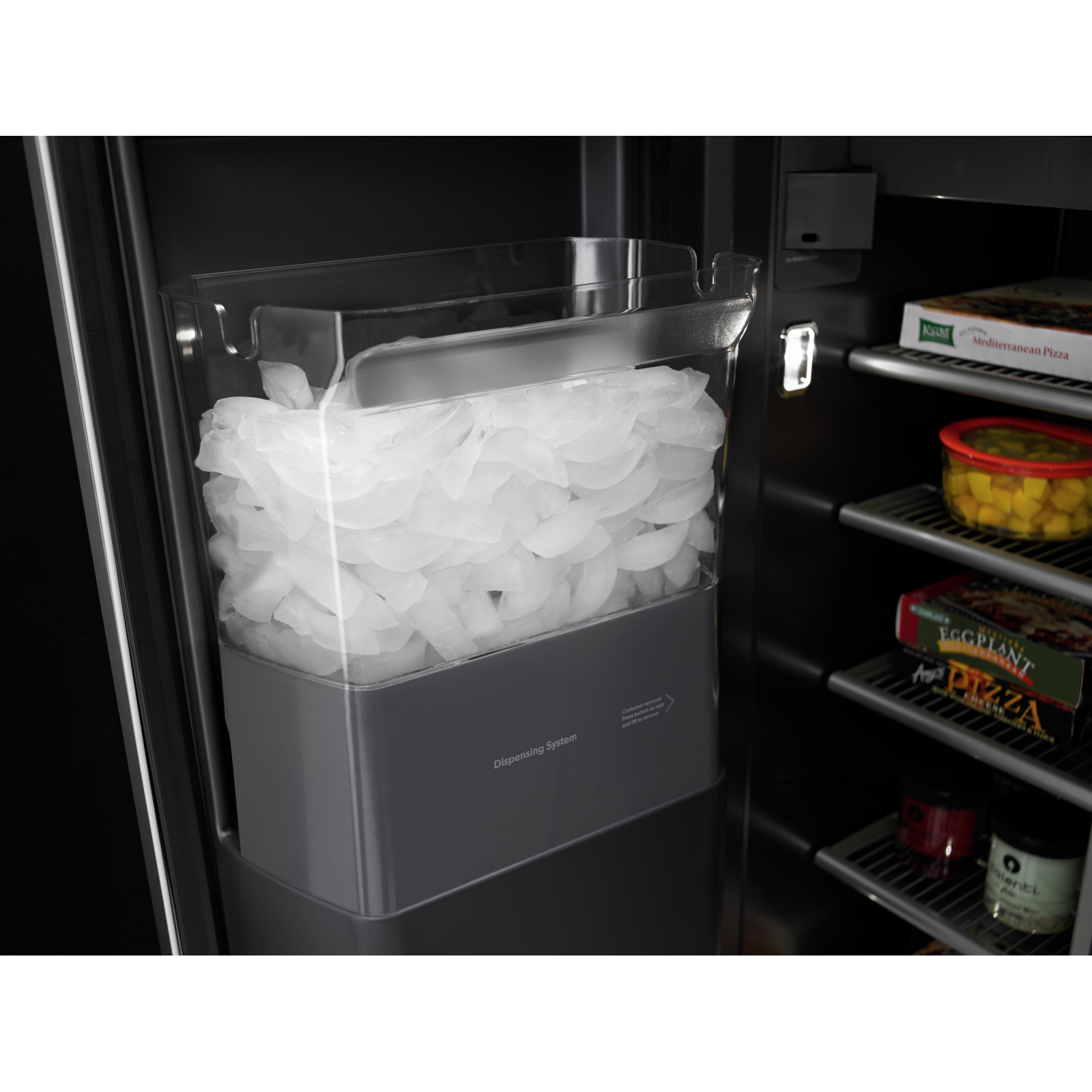 JennAir - 42.375 Inch 25.02 cu. ft Built In / Integrated Side By Side Refrigerator in Stainless - JS42SSDUDE