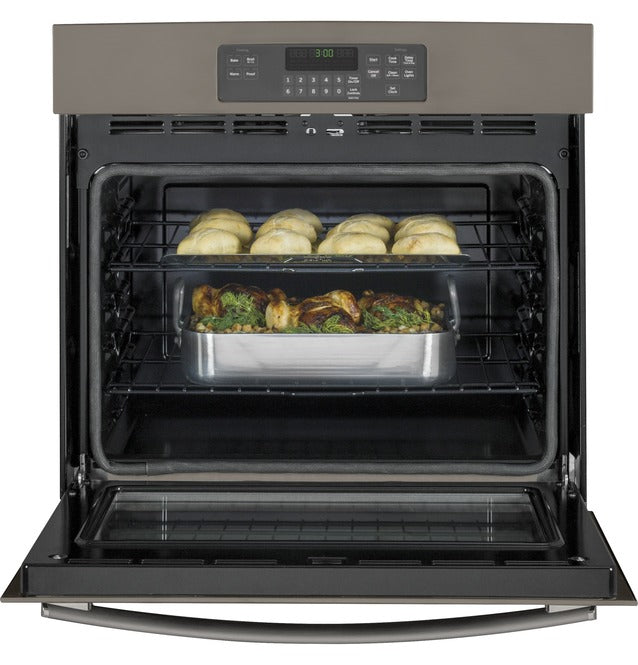 GE - 5 cu. ft Single Wall Oven in Grey - JT3000EJES