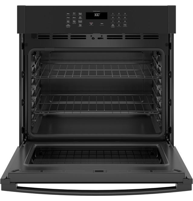 GE - 5 cu. ft Single Wall Oven in Black - JTS3000DNBB