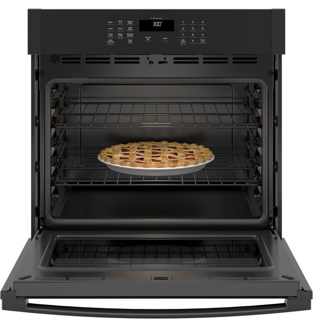 GE - 5 cu. ft Single Wall Oven in Black - JTS3000DNBB