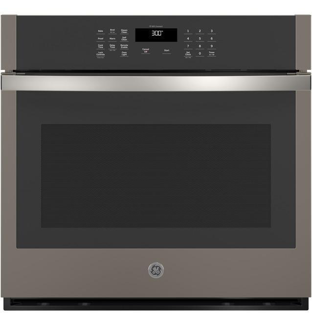 GE - 5 cu. ft Single Wall Oven in Grey - JTS3000ENES
