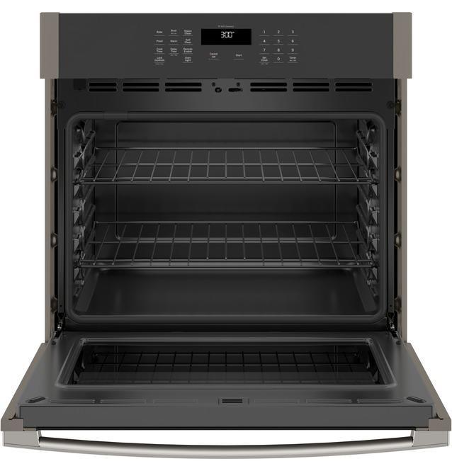 GE - 5 cu. ft Single Wall Oven in Grey - JTS3000ENES