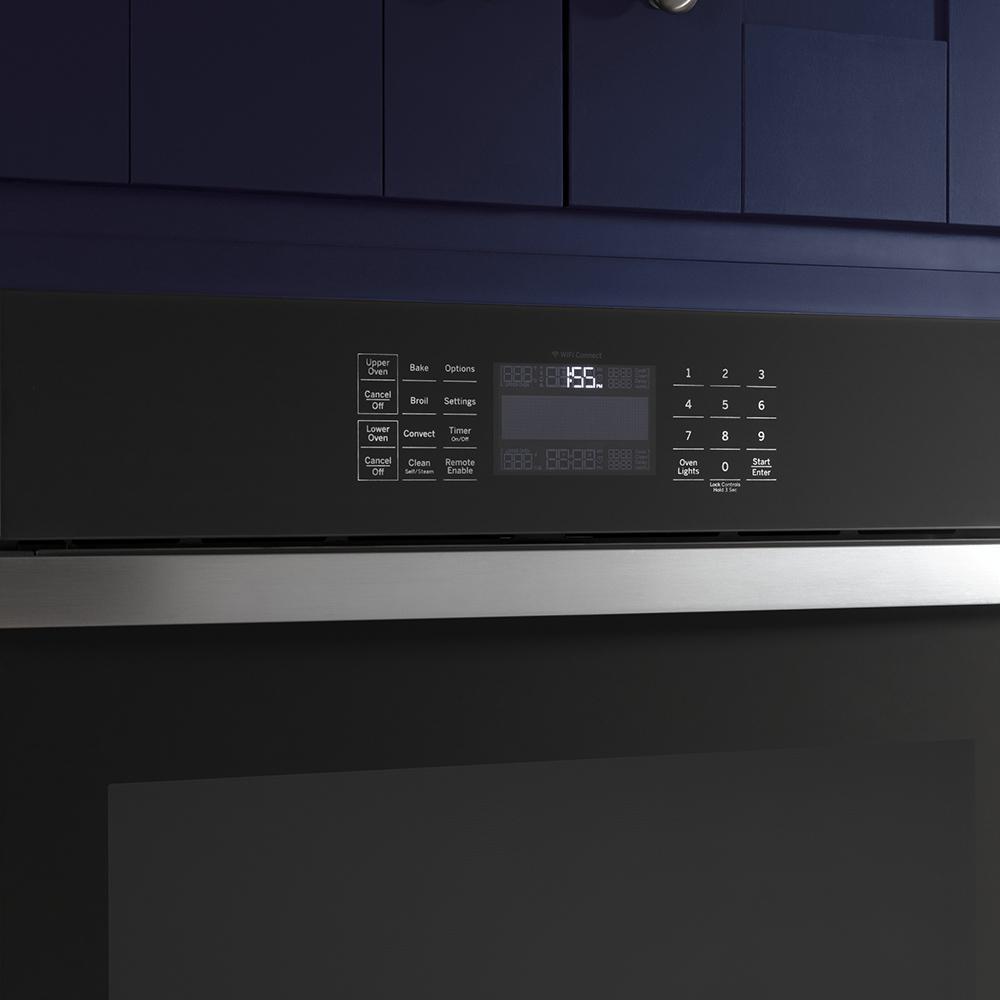 GE - 5 cu. ft Single Wall Oven in Grey - JTS5000ENES