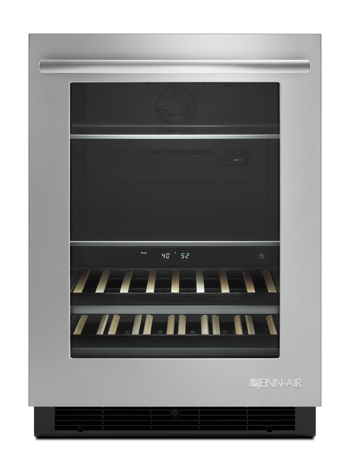 JennAir - 23.88 Inch 14 Wine Bottles Beverage Centre Refrigerator in Stainless - JUB24FLERS