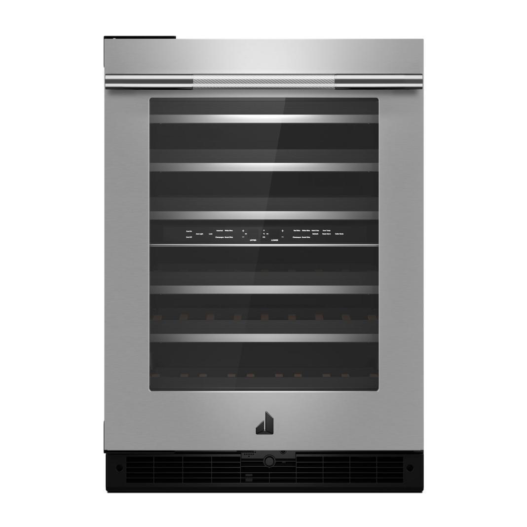 Jennair - 23.9 Inch cu. ft Built In / Integrated Wine Fridge Refrigerator in Stainless - JUWFL242HL