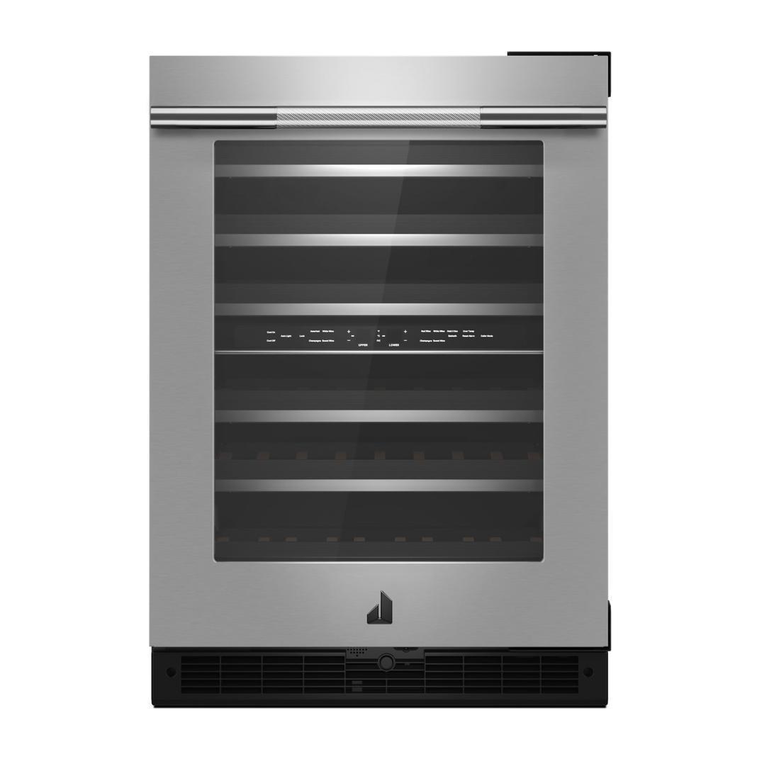 Jennair - 23.9 Inch cu. ft Built In / Integrated Wine Fridge Refrigerator in Stainless - JUWFR242HL