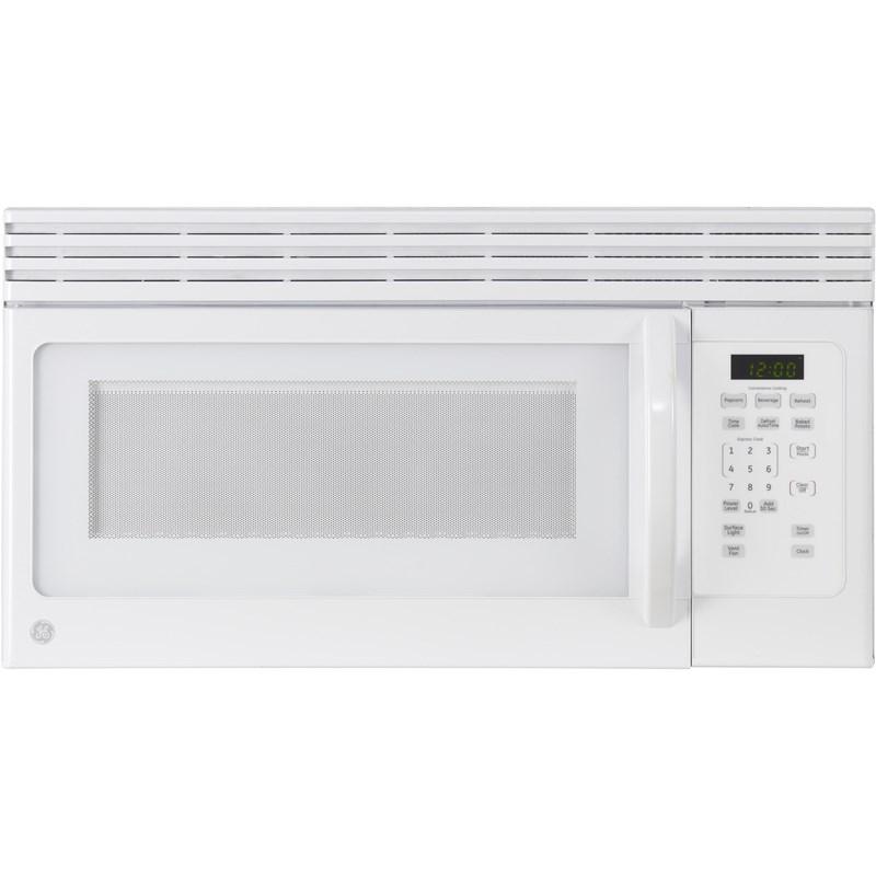 GE - 1.6 cu. Ft Over the range Microwave in White - JVM1620WTC