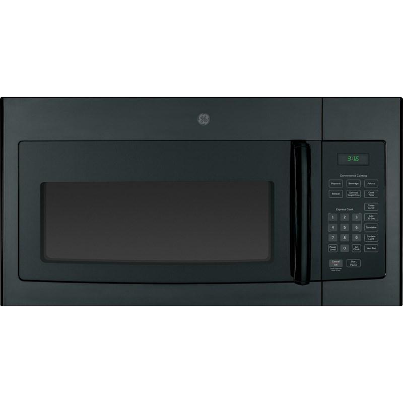 GE - 1.6 cu. Ft Over the range Microwave in Black - JVM1630BFC