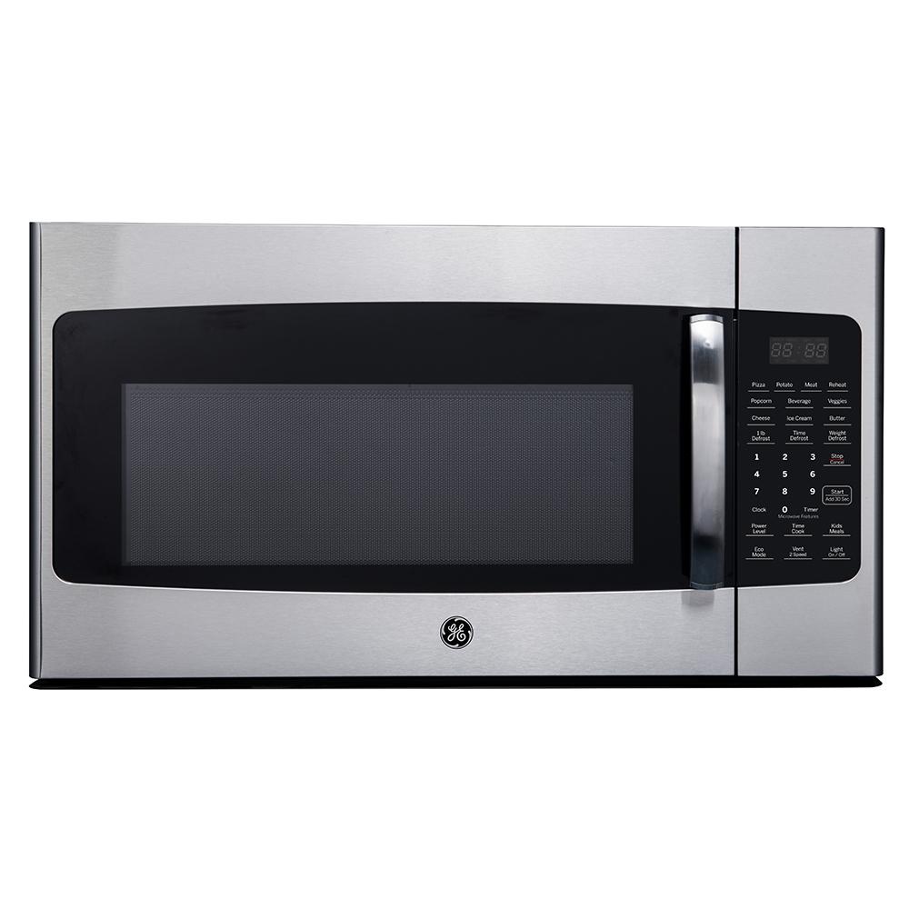 GE - 1.6 cu. Ft Over the range Microwave in Stainless - JVM2162SMSS